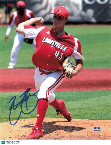 Zack Burdi University of Louisville Cardinals Signed 8x10 Photo PSA