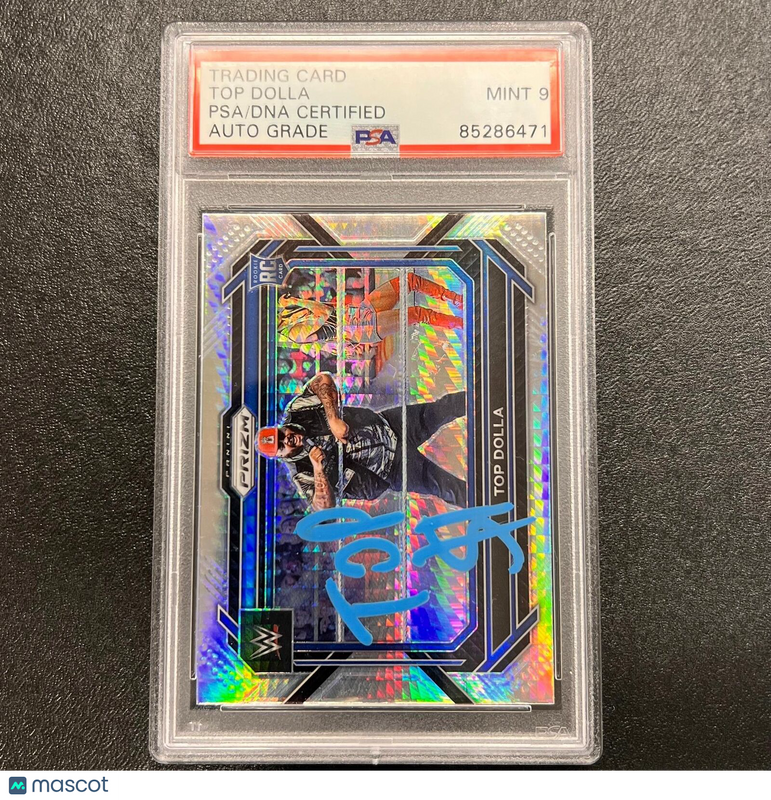2023 Panini Prizm Smackdown #61 Top Dolla Signed Card AUTO PSA/DNA Slabbed WWE R