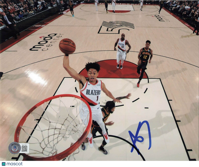 Anfernee Simons signed 8x10 photo PSA/DNA Portland Trail Blazers autographed
