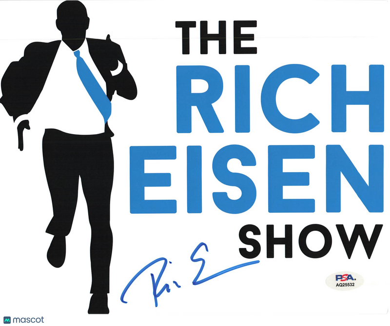 Rich Eisen Signed Football 8x10 Photo PSA Autographed