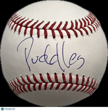 Mike Geier/Puddles Signed MLB Baseball PSA Clown