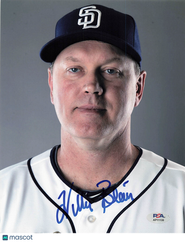 Willie Blair San Diego Padres Signed 8x10 Photo PSA