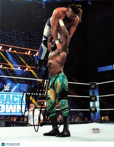 Apollo Crews signed 8x10 photo PSA/DNA Autographed WWE