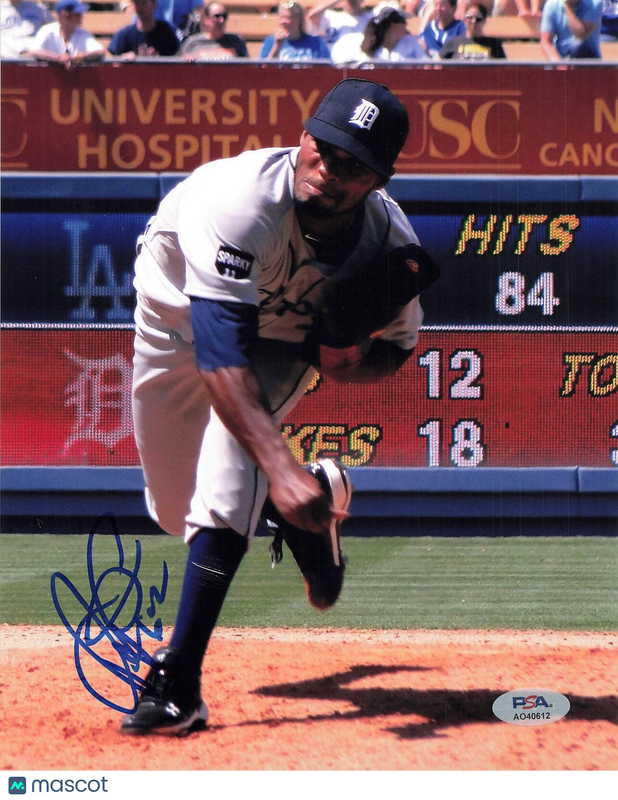 AL ALBURQUERQUE signed 8x10 photo PSA/DNA Detroit Tigers Autographed