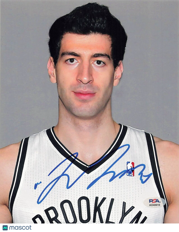 TORNIKE SHENGELIA signed 8x10 photo PSA/DNA Brooklyn Nets Autographed