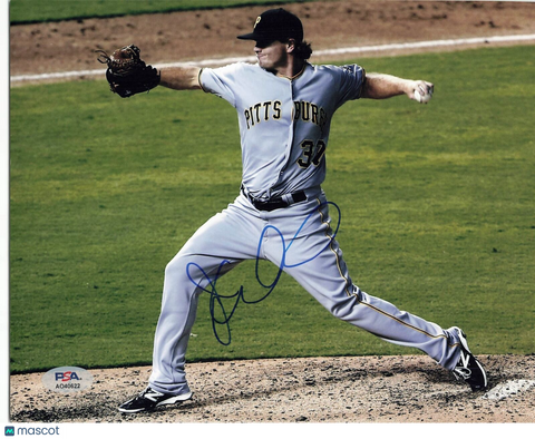 Justin Wilson signed 8x10 photo PSA/DNA Pittsburgh Pirates Autographed