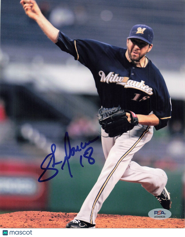 Shaun Marcum signed 8x10 photo PSA/DNA Milwaukee Brewers Autographed
