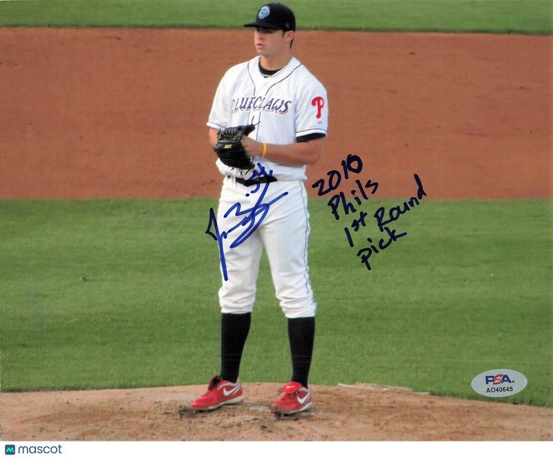 Jesse Biddle signed 8x10 photo PSA/DNA Philadelphia Phillies Autographed