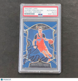 2020-21 Panini Select #77 Aleksej Pokusevski Signed Card AUTO PSA Slabbed RC Thu
