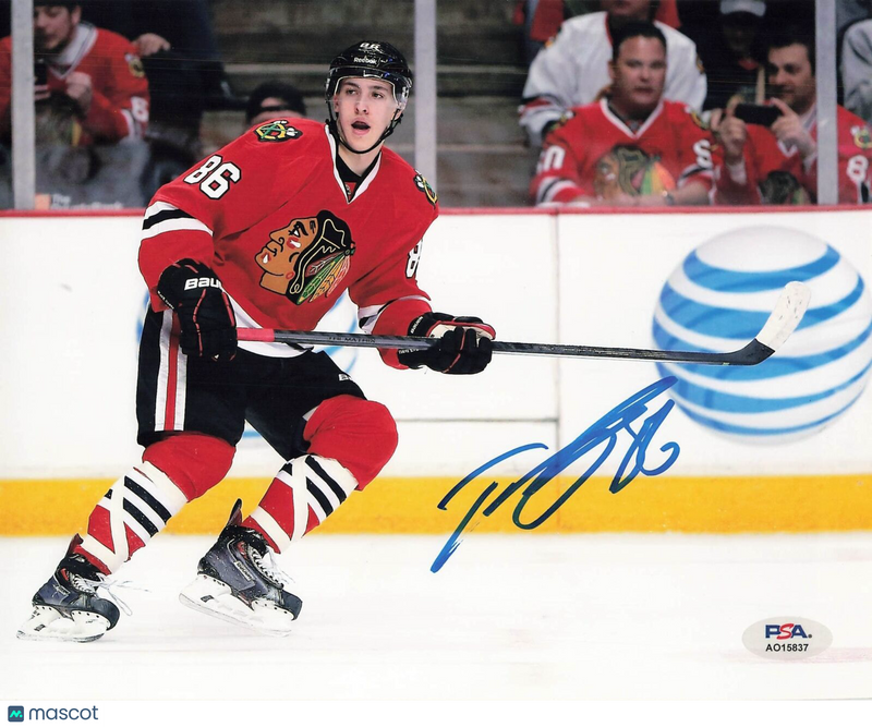 Teuvo Teravainen signed 8x10 photo PSA Chicago Blackhawks