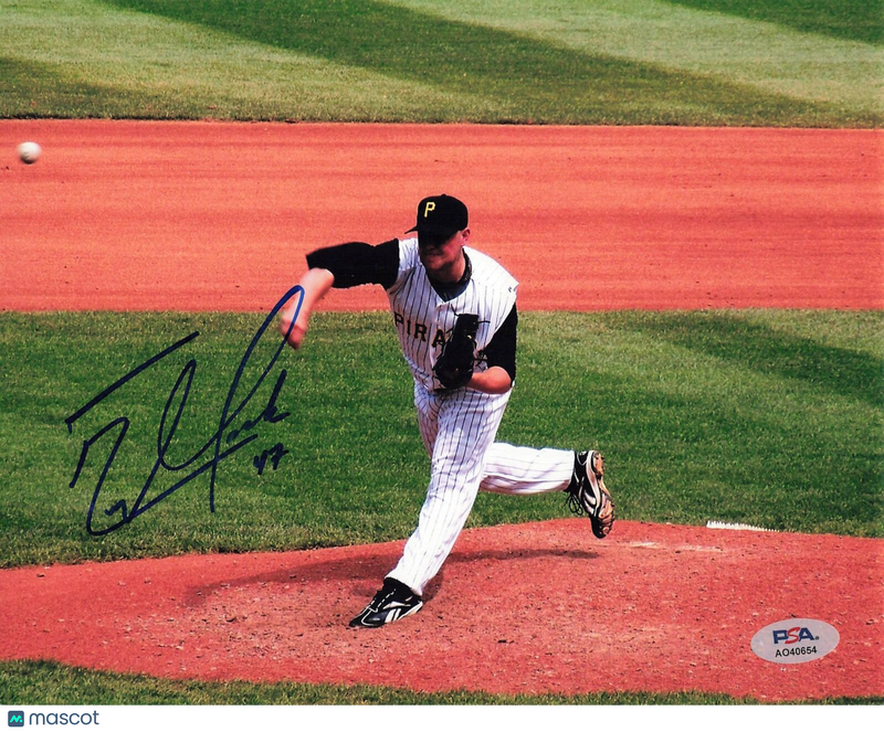 Evan Meek signed 8x10 photo PSA/DNA Pittsburgh Pirates Autographed