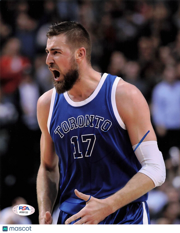 Jonas Valanciunas signed 8x10 photo PSA/DNA Toronto Raptors Autographed