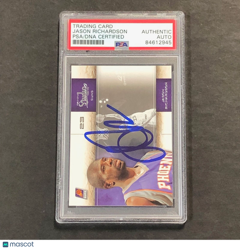 2010 Panini Studio #30 Jason Richardson Signed Card AUTO PSA Slabbed Sacramento