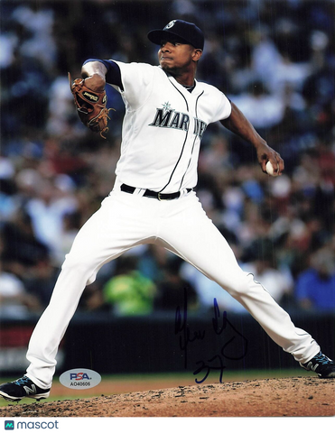 Ariel Miranda signed 8x10 photo PSA/DNA Seattle Mariners Autographed