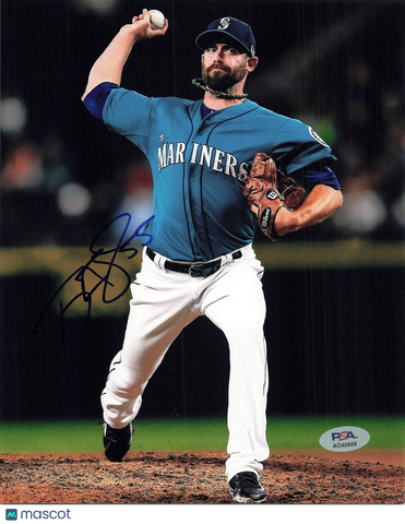 Tony Zych signed 8x10 photo PSA/DNA Autographed Seattle Mariners