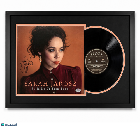 Sarah Jarosz Signed Build Me Up From Bones Framed Vinyl Album PSA
