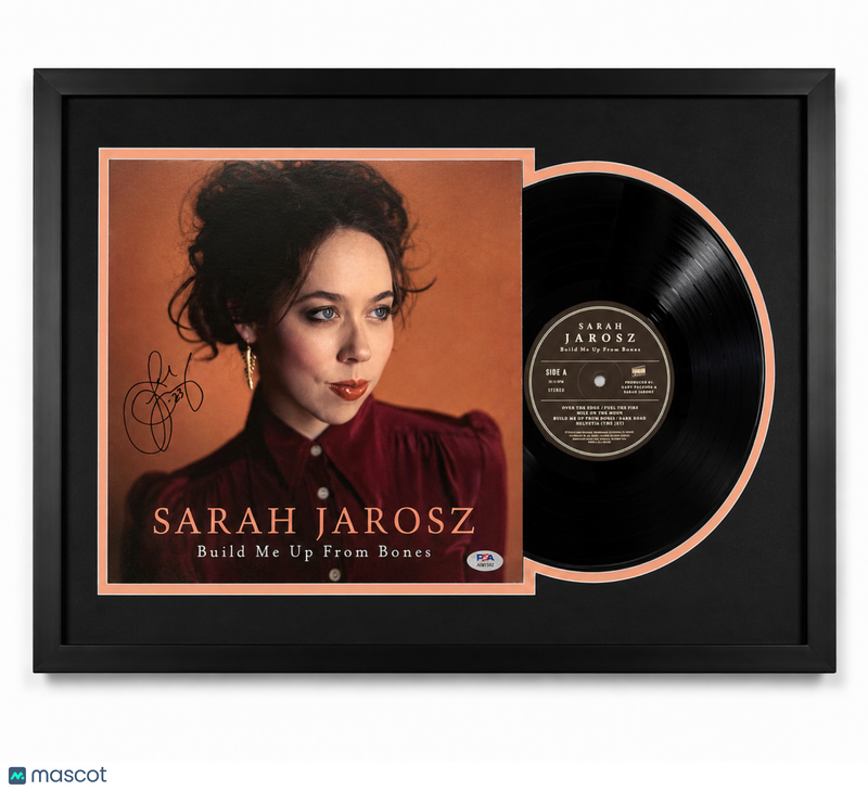 Sarah Jarosz Signed Build Me Up From Bones Custom Framed Vinyl Album PSA