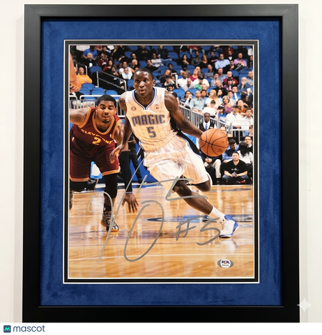 Victor Oladipo Orlando Magic Signed Basketball 11x14 Custom Framed Photo PSA