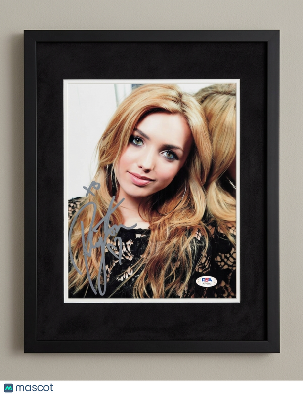 Peyton List Signed 8x10 Framed Photo PSA Autographed