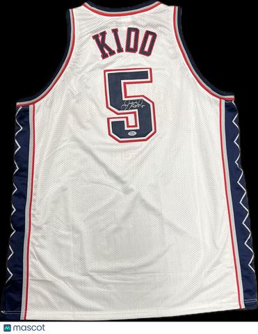 Jason Kidd Signed Jersey PSA New Jersey Nets Autographed
