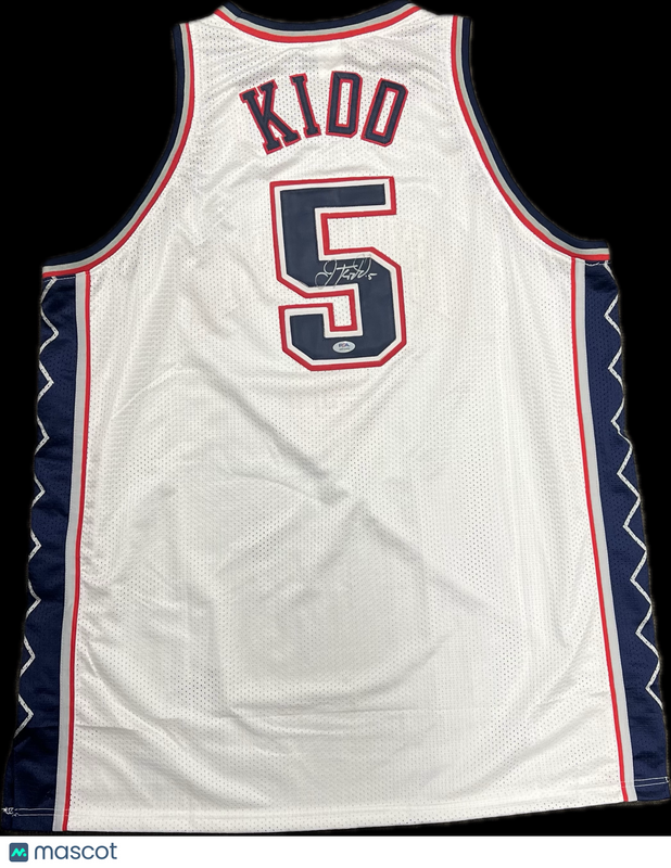 Jason Kidd Signed Jersey PSA New Jersey Nets Autographed