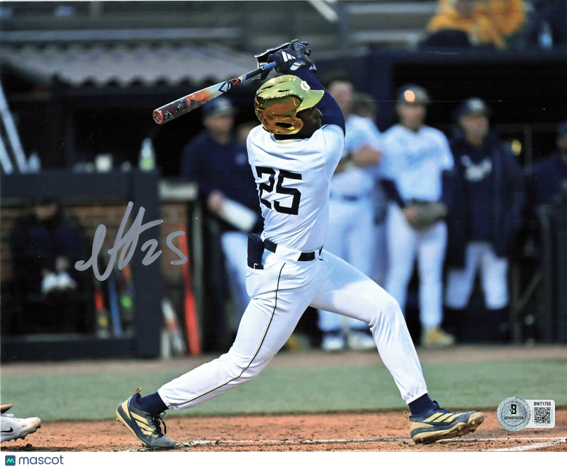 Vahn Lackey Georgia Tech Yellow Jackets Signed 8x10 Photo PSA