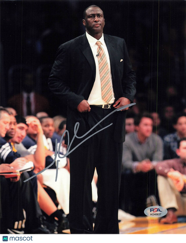 Tyrone Corbin signed 8x10 photo PSA/DNA Sacramento Kings Autographed