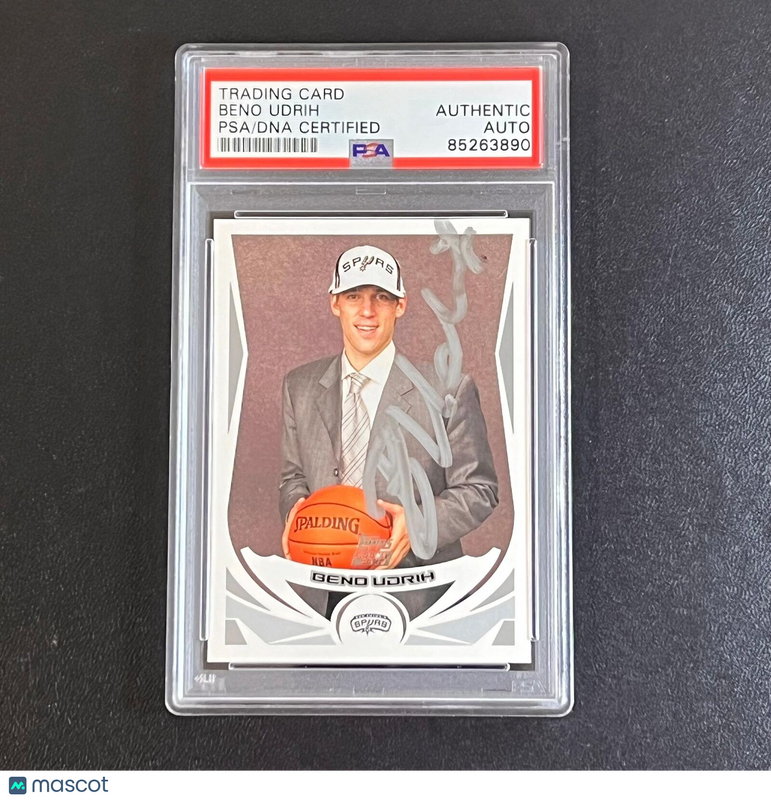 2004-05 Topps #248 Beno Udrih Signed Card AUTO PSA Slabbed Spurs
