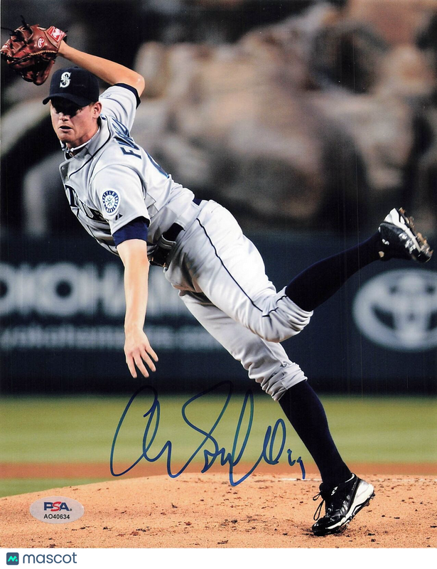 CHARLIE FURBUSH signed 8x10 photo PSA/DNA Seattle Mariners Autographed