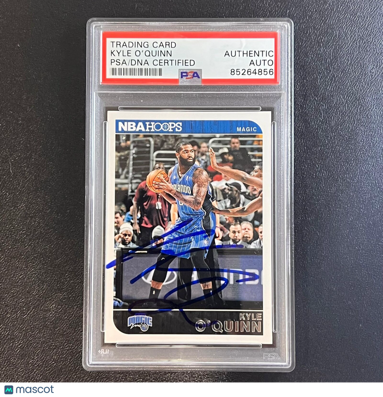 2014-15 Panini NBA Hoops #169 Kyle O'Quinn Signed Card AUTO PSA Slabbed Orlando