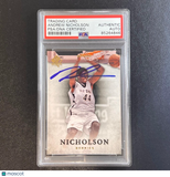 2012-13 Upper Deck SPA #221 Andrew Nicholson Signed Card AUTO PSA Slabbed Bonnie