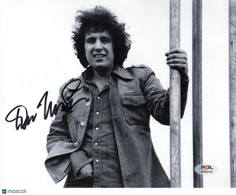 Don McLean Signed 8x10 Photo PSA Autographed