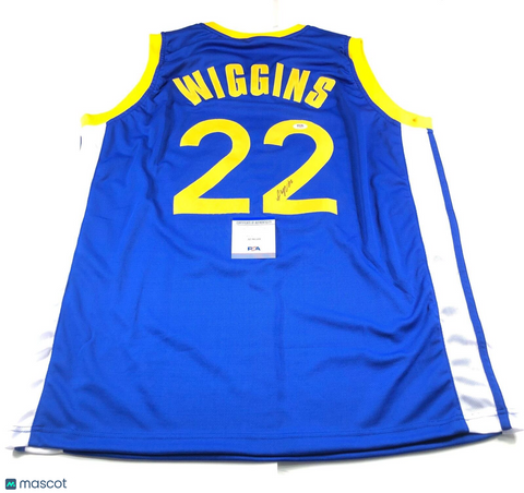 Andrew Wiggins signed jersey PSA/DNA Golden State Warriors Autographed