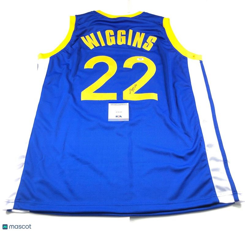 Andrew Wiggins signed jersey PSA/DNA Golden State Warriors Autographed
