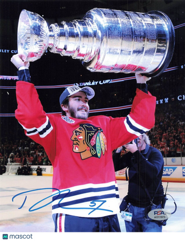 Trevor van Riemsdyk signed 8x10 photo PSA Chicago Blackhawks