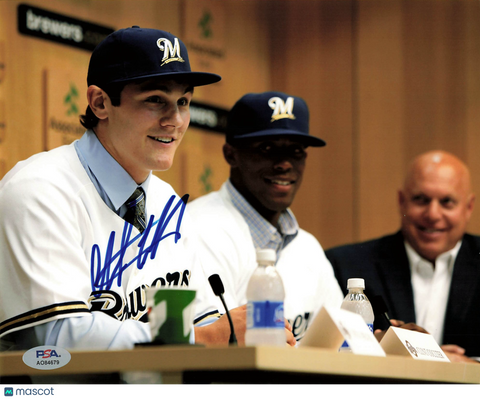 Clint Coulter Milwaukee Brewers Signed 8x10 Photo PSA