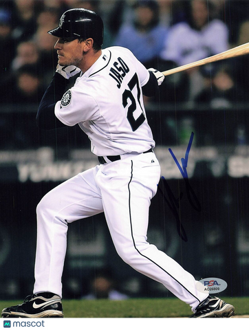 John Jaso signed 8x10 photo PSA/DNA Seattle Mariners Autographed