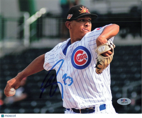 ADBERT ALZOLAY signed 8x10 photo PSA/DNA Chicago Cubs Autographed