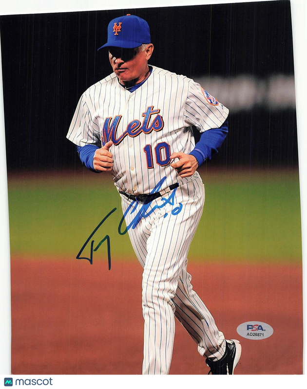 Terry Collins signed 8x10 photo PSA/DNA New York Mets Autographed