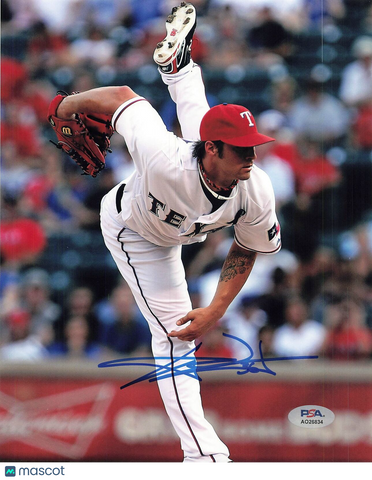 C.J. Wilson signed 8x10 photo PSA/DNA Texas Rangers Autographed