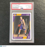 2016-17 NBA Hoops #288 Ivica Zubac Signed Card AUTO PSA Slabbed RC Lakers