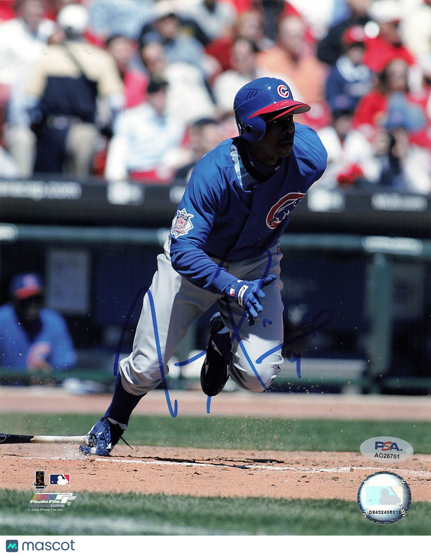 Juan Pierre signed 8x10 photo PSA/DNA Chicago Cubs Autographed
