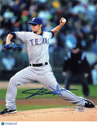 C.J. Wilson signed 8x10 photo PSA/DNA Texas Rangers Autographed