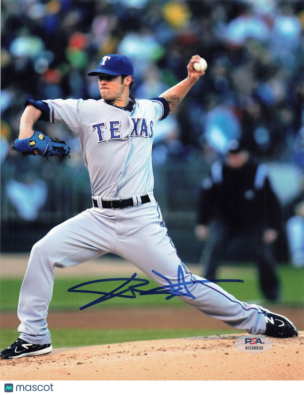 C.J. Wilson signed 8x10 photo PSA/DNA Texas Rangers Autographed