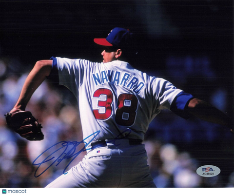 Jaime Navarro signed 8x10 photo PSA/DNA Chicago Cubs Autographed