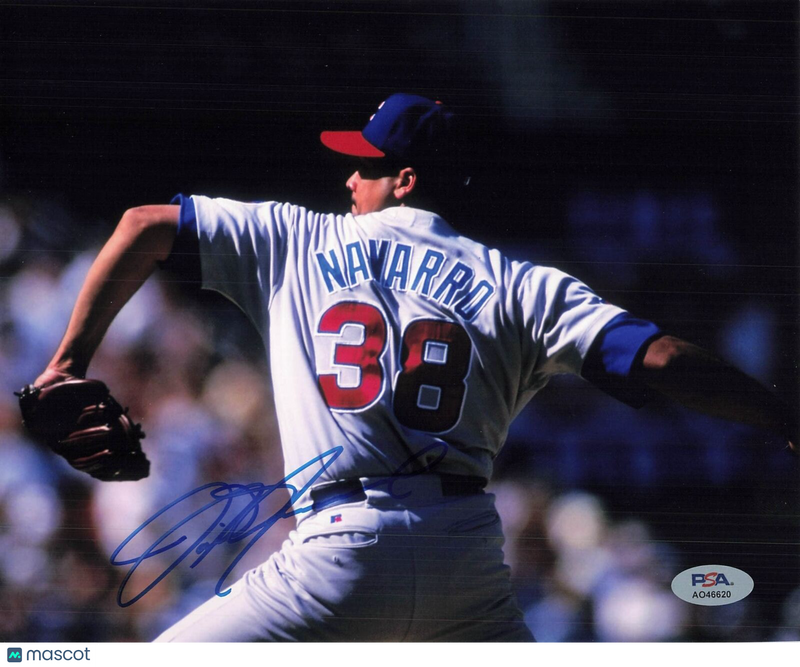 Jaime Navarro signed 8x10 photo PSA/DNA Chicago Cubs Autographed