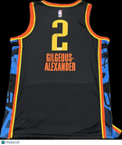 Shai Gilgeous-Alexander Signed Jersey PSA thunder Autographed