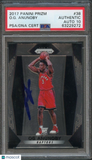 2017-18 Panini Prizm #38 Og Anunoby Signed Card AUTO 10 PSA Slabbed RC