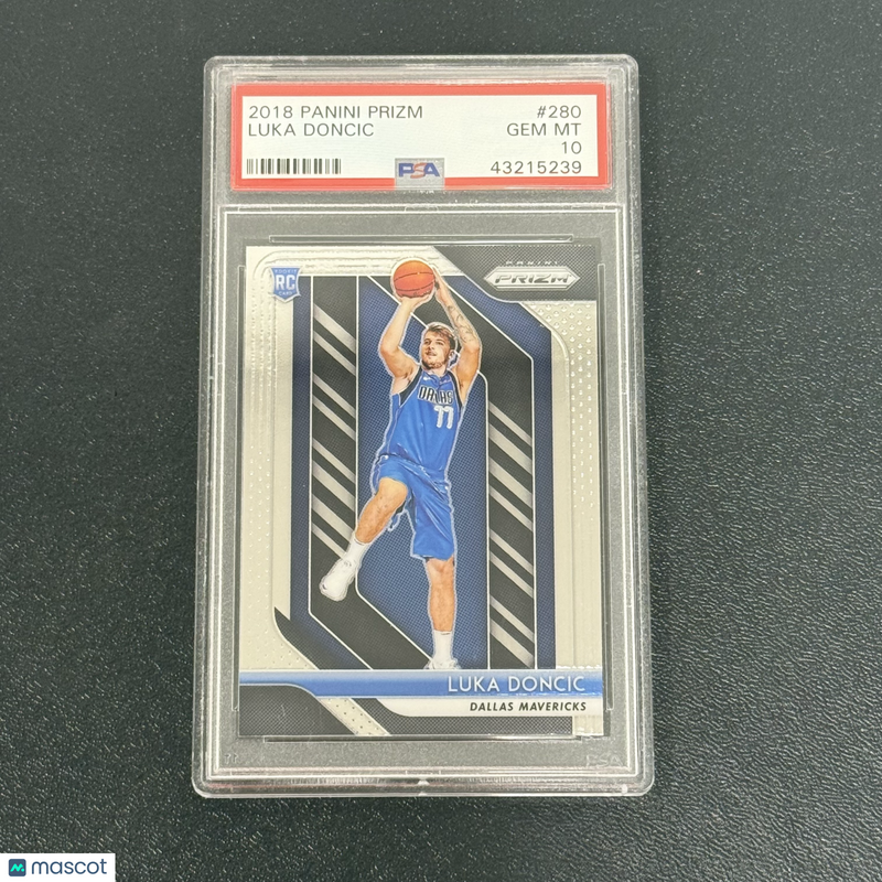 2018 Panini Prizm #280 Luka Doncic PSA 10 Dallas Mavericks