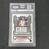 2023 Panini Prizm Monopoly #10 Mikal Bridges signed card PSA 7 Auto A